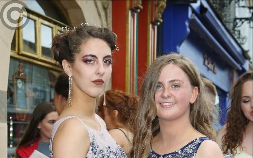 Mean Scoil Mhuire students celebrate the end of another school year with their graduation ball