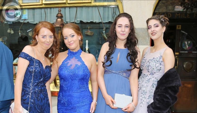 Mean Scoil Mhuire students celebrate the end of another school year with their graduation ball