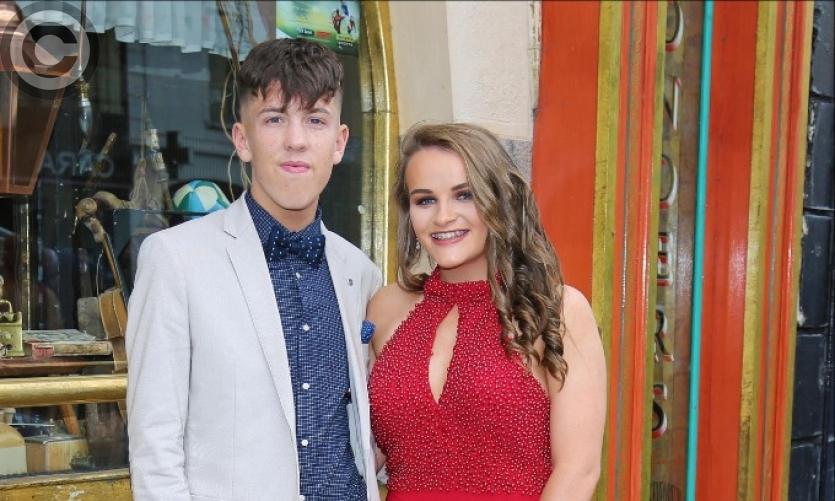 Mean Scoil Mhuire students celebrate the end of another school year with their graduation ball