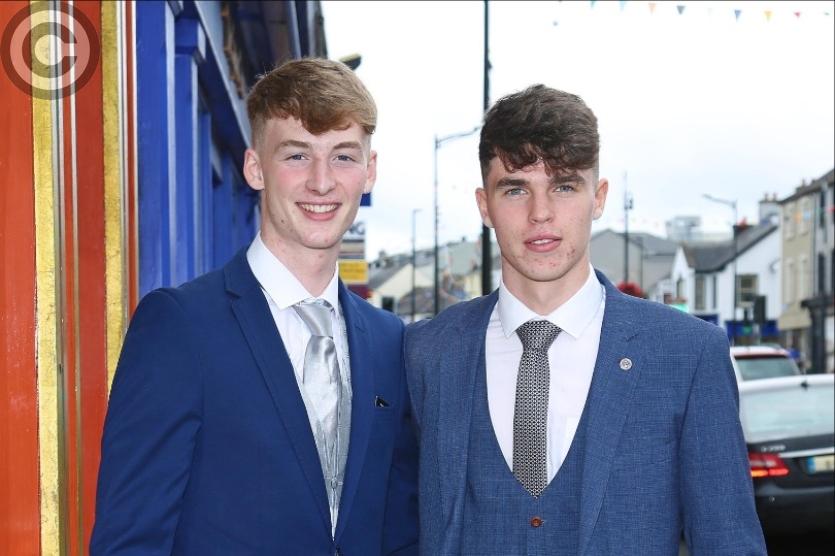 Mean Scoil Mhuire students celebrate the end of another school year with their graduation ball