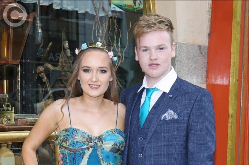 Mean Scoil Mhuire students celebrate the end of another school year with their graduation ball