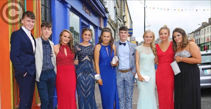 Mean Scoil Mhuire students celebrate the end of another school year with their graduation ball