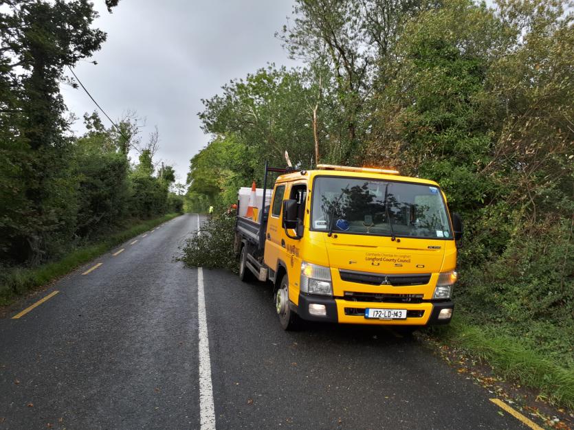 Storm Ali in Longford