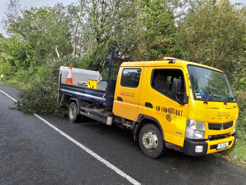 Storm Ali in Longford