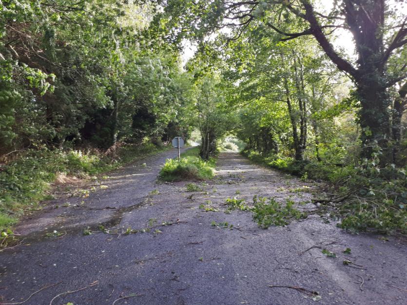 Storm Ali in Longford