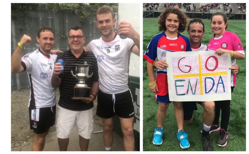 Longford duo Enda Williams and Gerry Fox help Sligo to capture New York Intermediate Football Championship title