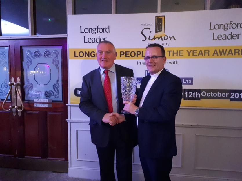 GALLERY | Fr Brendan O'Sullivan chosen as Midlands Simon Community Longford Person the Year 2018