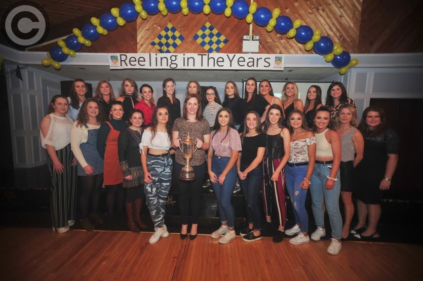 Pictures: Champion celebration in The Rustic Inn, Abbeyshrule last Friday night  as the Carrickedmond Ladies Football Club championship winning sides 