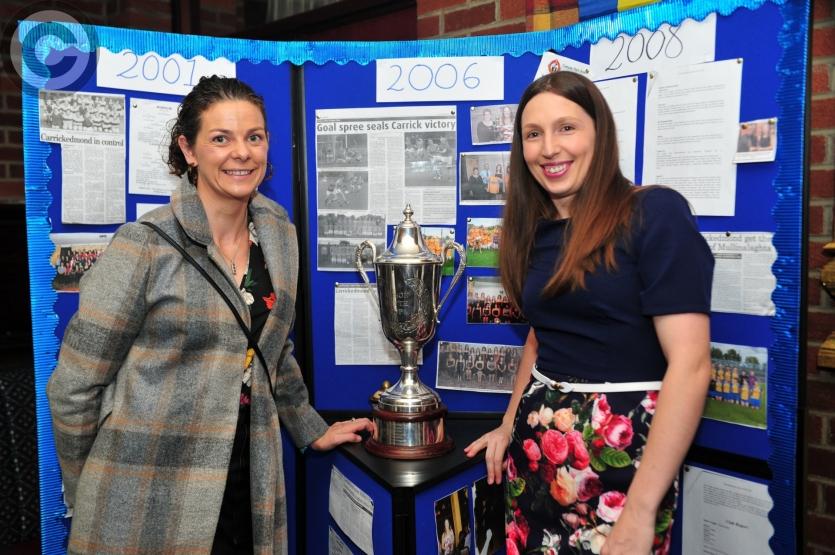 Pictures: Champion celebration in The Rustic Inn, Abbeyshrule last Friday night  as the Carrickedmond Ladies Football Club championship winning sides 