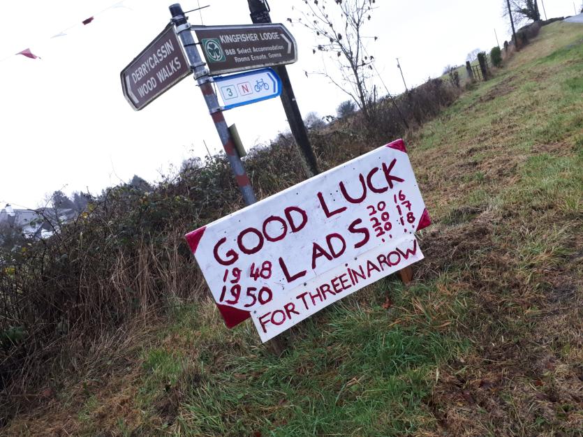 Mullinalaghta GAA family gripped by Leinster final fever as good luck messages are erected across north Longford 