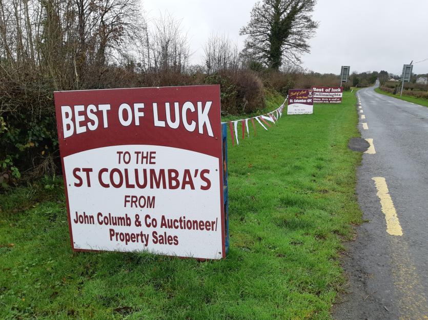 Mullinalaghta GAA family gripped by Leinster final fever as good luck messages are erected across north Longford 