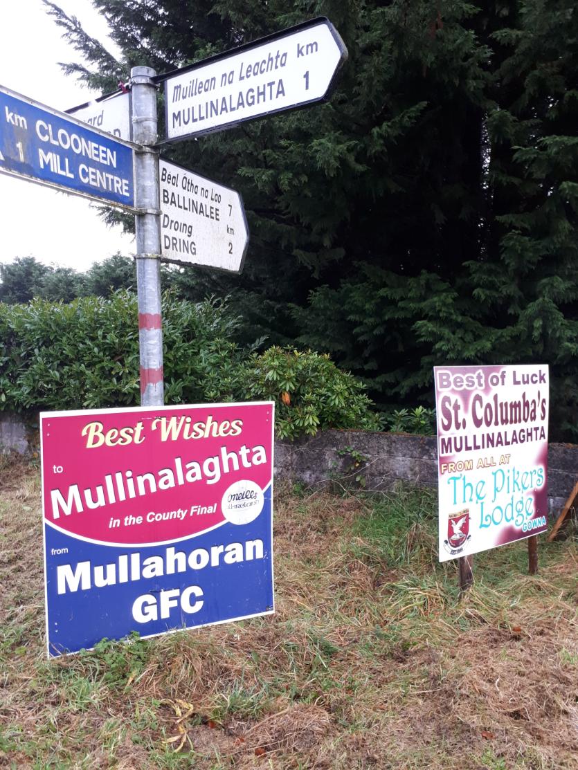 Mullinalaghta GAA family gripped by Leinster final fever as good luck messages are erected across north Longford 