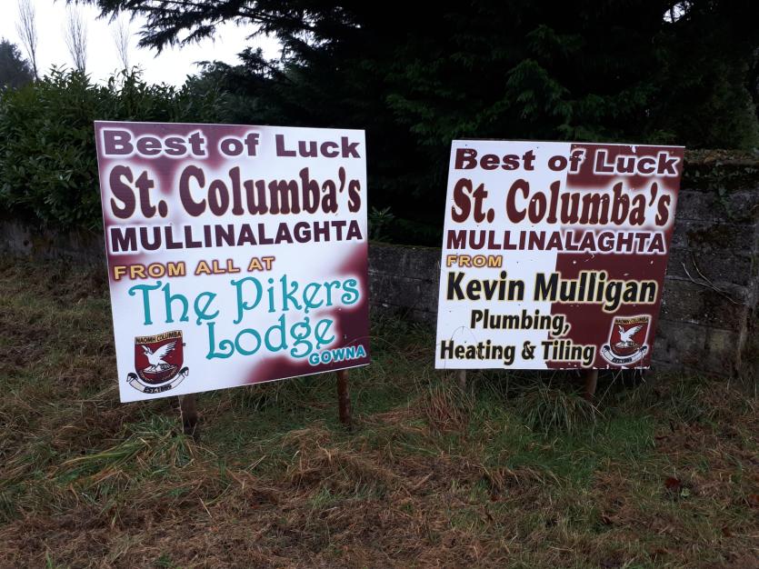 Mullinalaghta GAA family gripped by Leinster final fever as good luck messages are erected across north Longford 