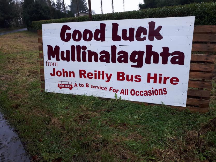 Mullinalaghta GAA family gripped by Leinster final fever as good luck messages are erected across north Longford 