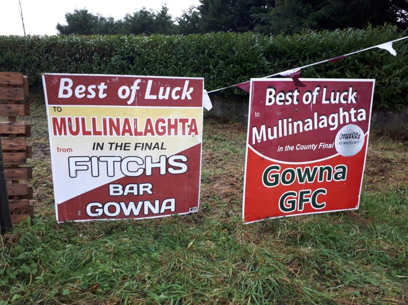Mullinalaghta GAA family gripped by Leinster final fever as good luck messages are erected across north Longford 