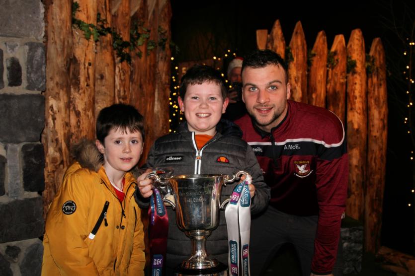 GALLERY | Mullinalaghta giant killing heroes rub shoulders with legends at Knights & Conquests Heritage & Visitor Centre in Granard