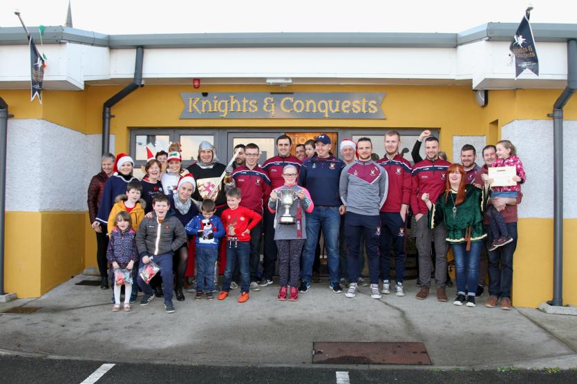 GALLERY | Mullinalaghta giant killing heroes rub shoulders with legends at Knights & Conquests Heritage & Visitor Centre in Granard
