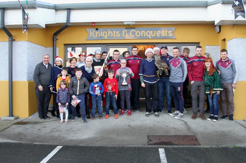 GALLERY | Mullinalaghta giant killing heroes rub shoulders with legends at Knights & Conquests Heritage & Visitor Centre in Granard