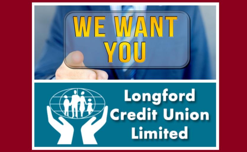 Longford Leader Jobs Alert: Longford Credit Union Limited are looking to recruit a Teller / Clerical Assistant 