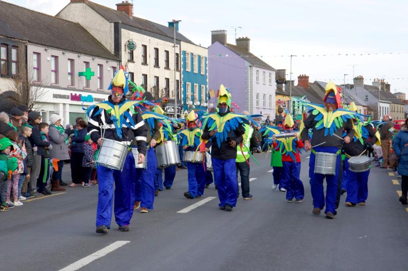 WATCH | Thousands throng Ballymahon for colourful St Patrick's Day parade 