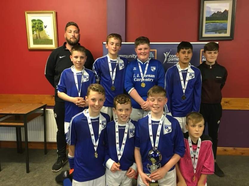 GALLERY | Star struck...Leinster Community Games champions Killoe thrilled to meet Stephanie Roche at Longford Town league tie
