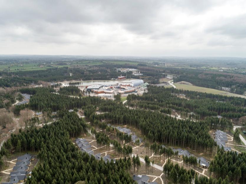 All 466 lodges and 30 lakeside apartments complete at €233m Center Parcs Longford Forest