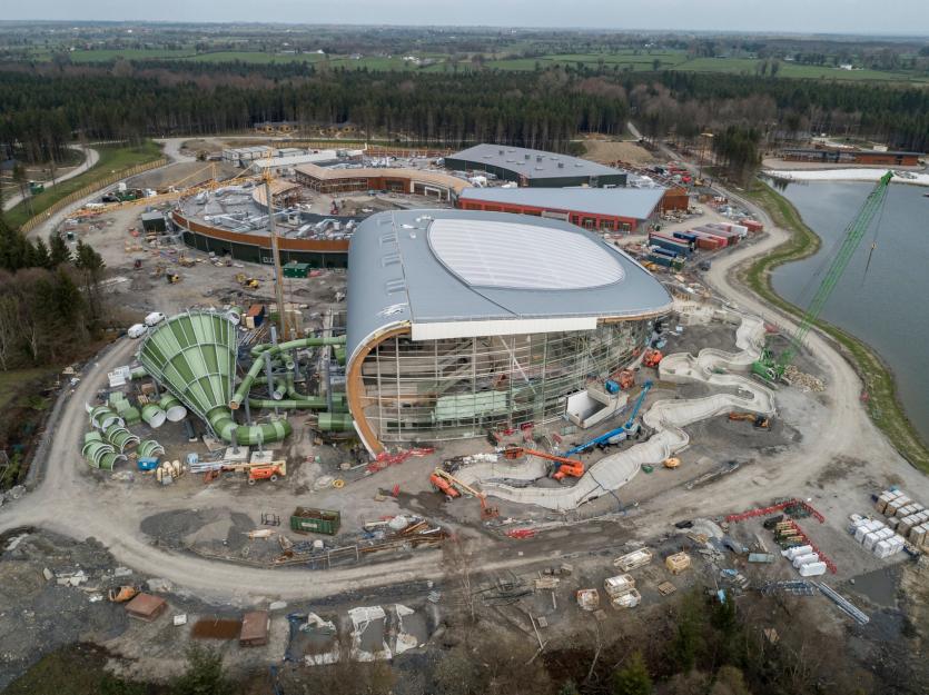 All 466 lodges and 30 lakeside apartments complete at €233m Center Parcs Longford Forest