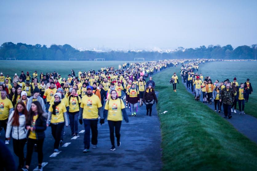 Longford shows it cares as hundreds walk from Darkness Into Light 