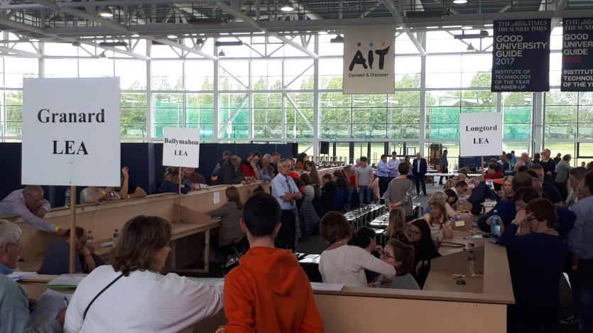 Elections 2019: Gallery | Lots of Longford faces at the counting of local election tallies in Athlone IT