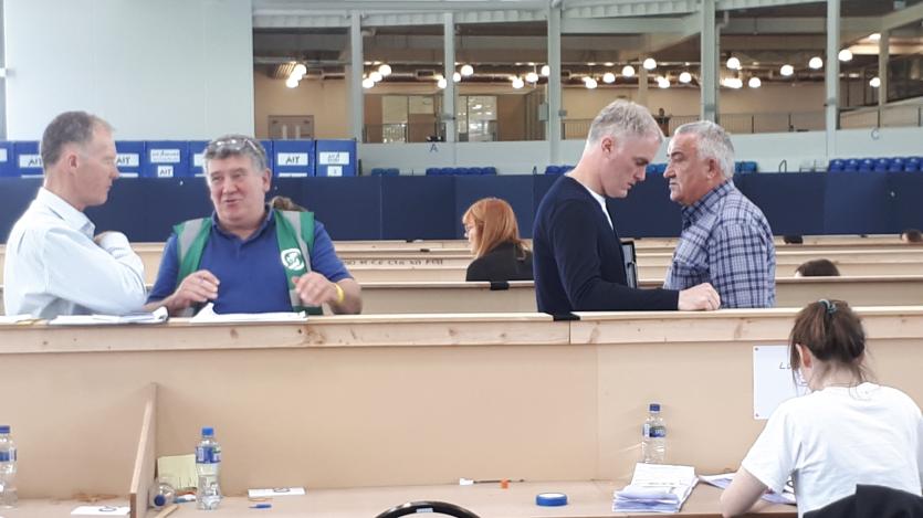 Elections 2019: Gallery | Lots of Longford faces at the counting of local election tallies in Athlone IT