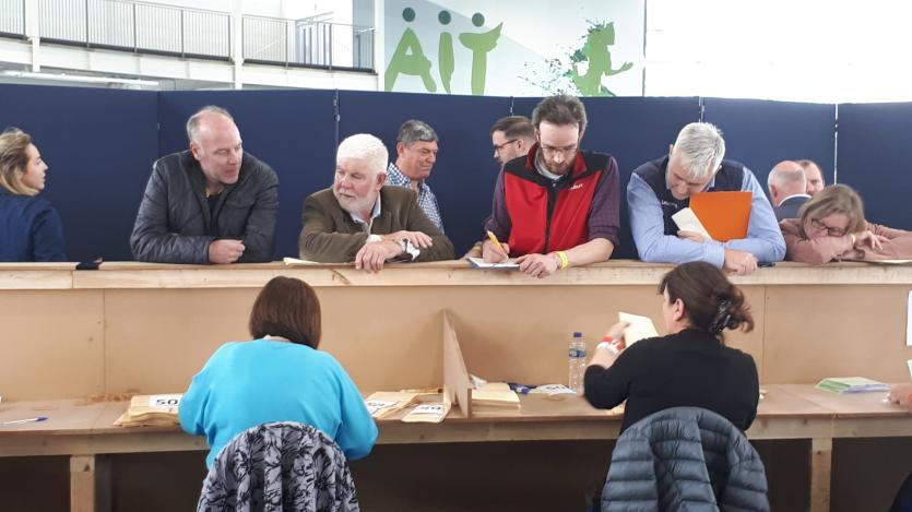 Elections 2019: Gallery | Lots of Longford faces at the counting of local election tallies in Athlone IT