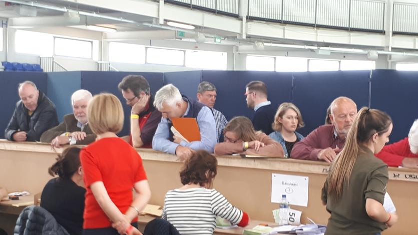 Elections 2019: Gallery | Lots of Longford faces at the counting of local election tallies in Athlone IT