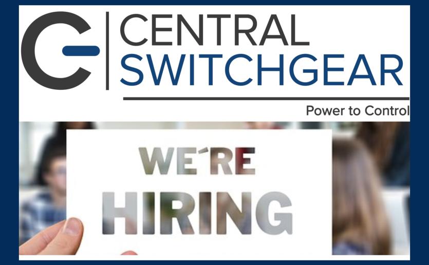Longford Leader Jobs Alert: Central Switchgear recruiting a technician with electrical switchgear building experience