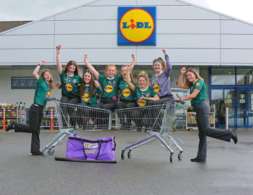 Jubilation at Lidl Longford: Lanesboro CC ladies football team wins  jerseys and equipment