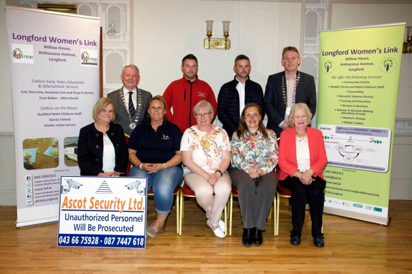 Suzanne Doyle Ascot Security Ltd, Jo Bell form Kath Bell Dog Training Ireland, Olive Quinn ICA President, Marissa Hebron from Longford Women's Link, M