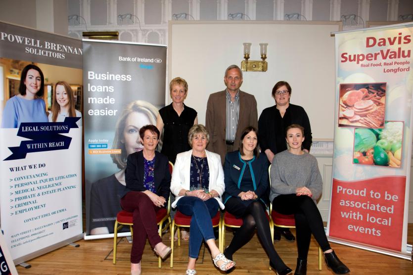 Ita Gray Head of Longford Bank of Ireland, Loretta McCormack powell brennan Solicitors, Susan Martin Bank of Ireland Agri Advisor, Lauren Davis Super 