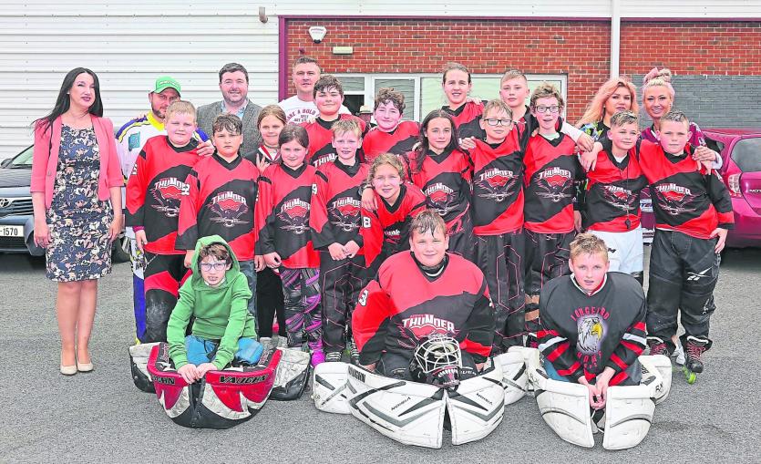 Junior Team with Siobhan Cronogue, Janis Kispars, Gerry Warnock, Tomasz Badurski, Anna Badurska, Elina Mengele Picture: Shelley Corcoran