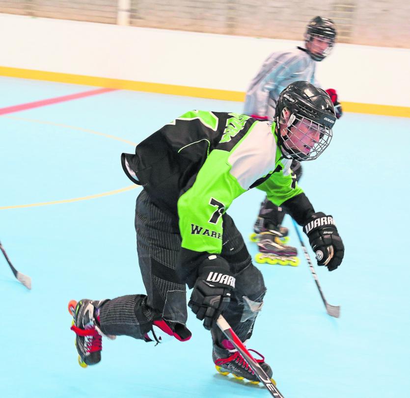 One of the Dundalk Warriors in action at the Latvian Embassy Inline Skating World Cup event in Longford earlier this month  Pictures: Shelley Corcoran