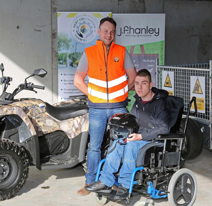 Raymond Dooley (ATV Quad Safety), Jason Teague Picture: Shelley Corcoran