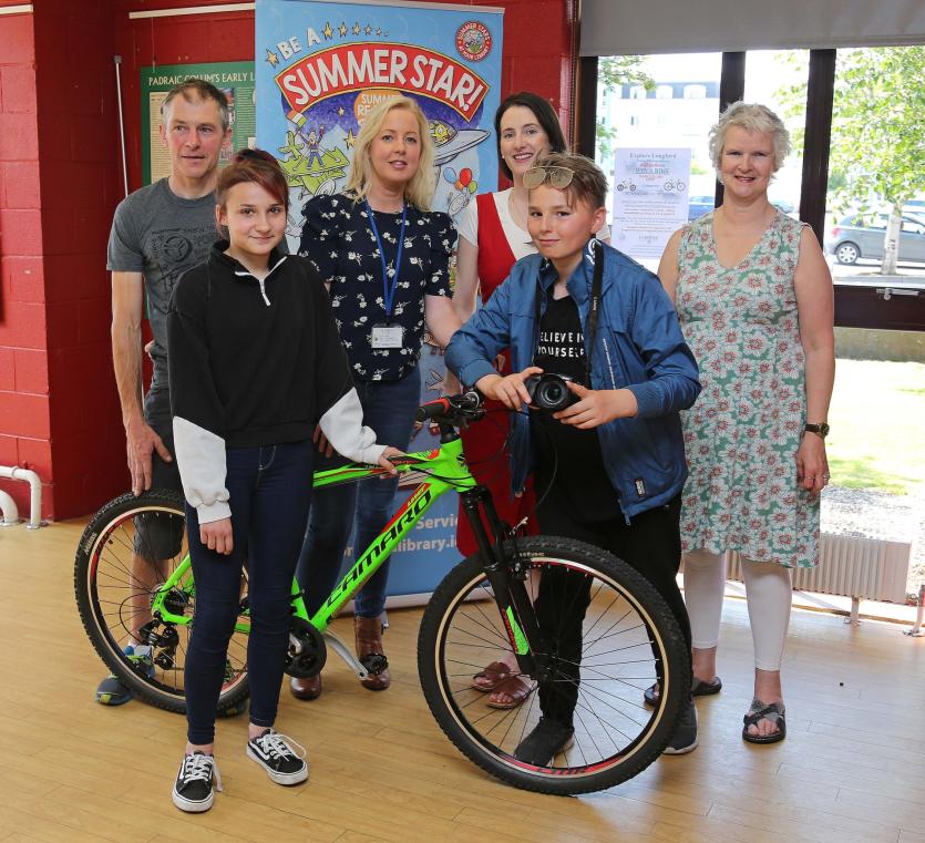 Kevin Martin, Tara Cunningham (Longford Tourism), Sarah Mulligan (Longford Sports Partnership), Gráinne Milner (Library), Julia Kucharska, Kenzie Mulv