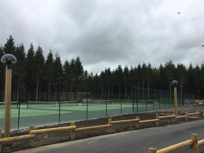Tennis courts