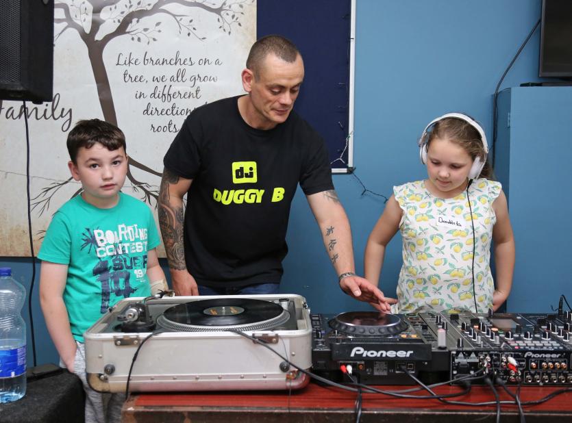 Archie Lynch, DJ Duggy B, Dearbhla Fagan Picture: Shelley Corcoran