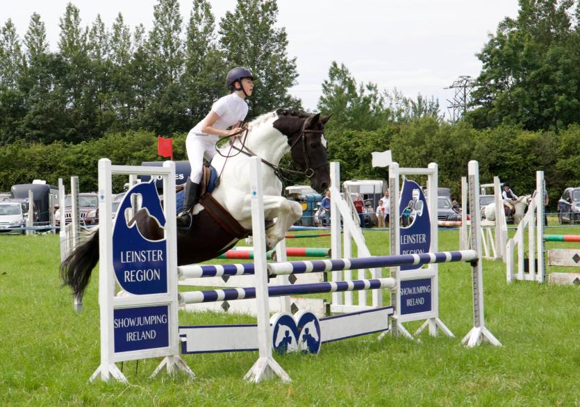 Jessica Tully taking part in the 90Cm Class. PICTURE: MICHELLE GHEE.