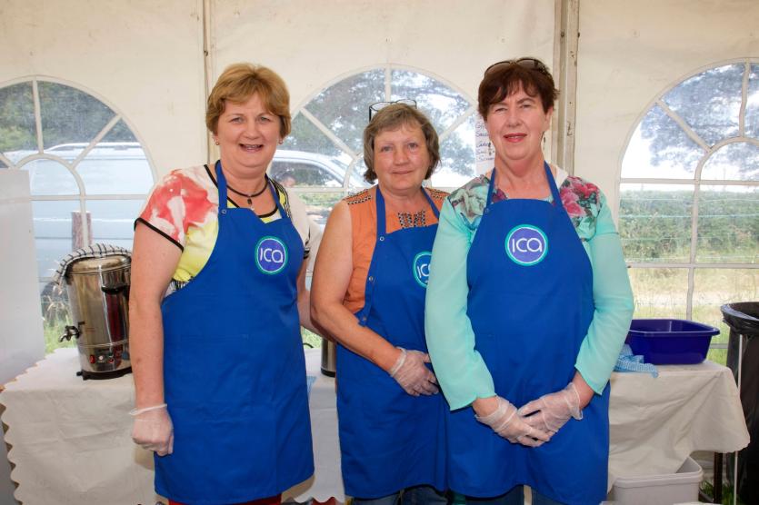 The ICA ladys May Campbell, Linda Rogers and Marie Dooner. PICTURE: MICHELLE GHEE.