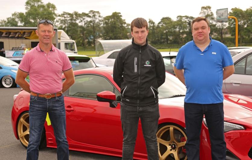 Stephen Lyons, Cathal Carr, James Mahon Picture: Shelley Corcoran