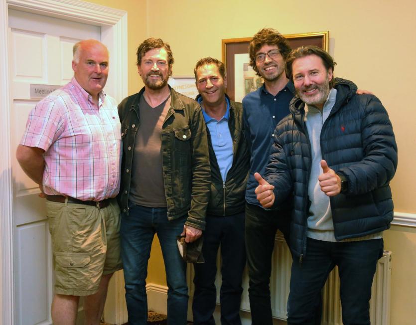 Joe Flaherty, Andy Byrne, Eddie Valentine with The Stunning Picture: Shelley Corcoran