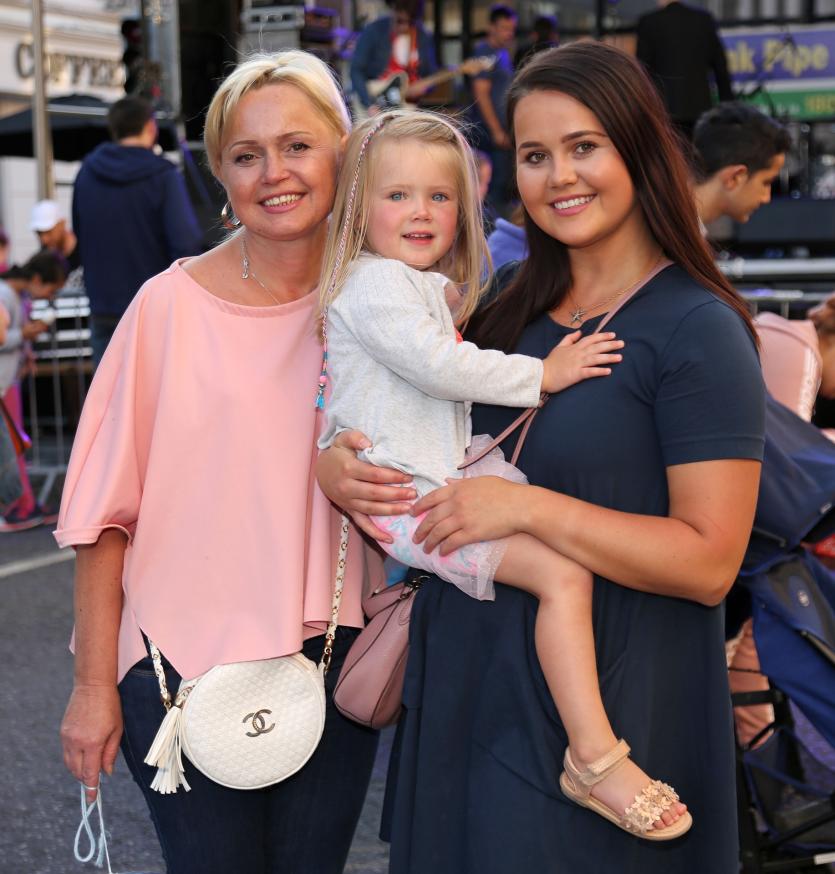 Asta and Gintare Arman, Mila May Brennan Picture: Shelley Corcoran