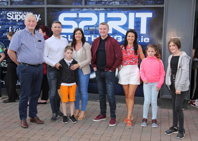 Fintan McGill, Peter, Josephine and Adam Dolan, Joe, Tina, Tara Jane and Emma Flynn Picture: Shelley Corcoran