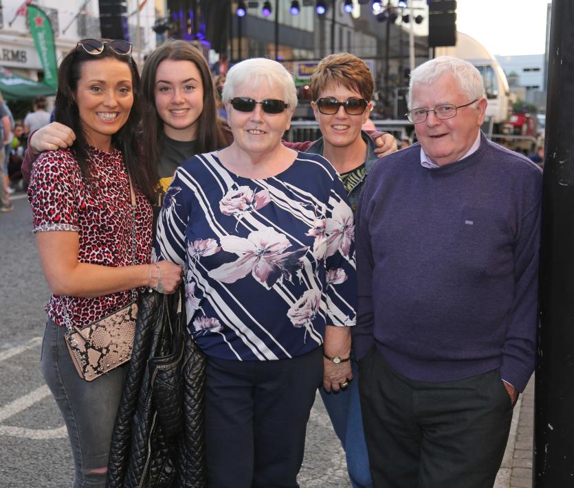 Mary, Paddy, May and Geraldine Creevy, Rachel Maloney Picture: Shelley Corcoran