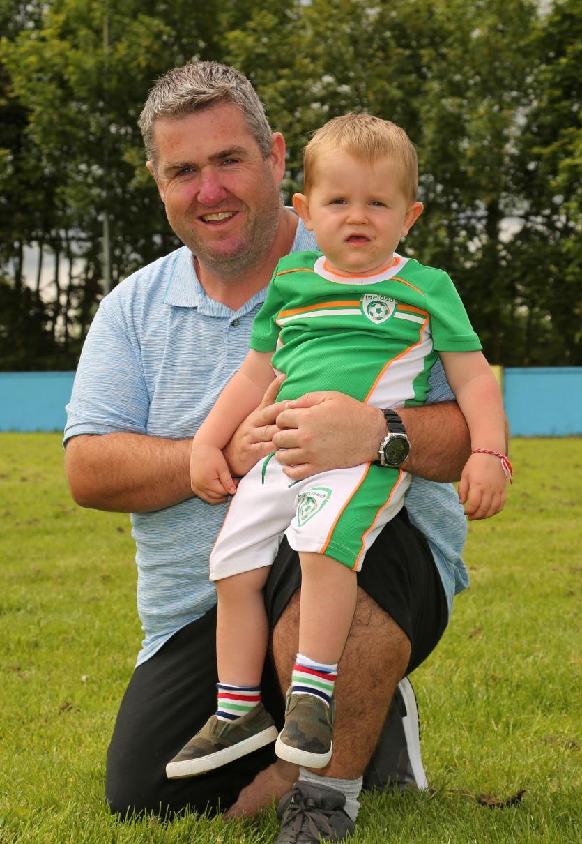 Kevin and Evan Stokes Picture: Shelley Corcoran